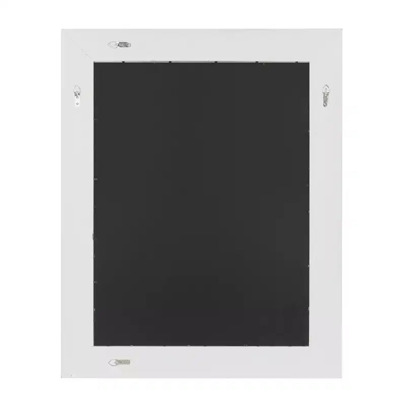 Miroir mural rectangulaire encadré de bois mosaïque 24"L x 30"H
