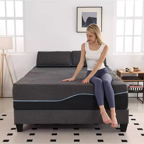 Matelas en mousse à mémoire de forme au gel infusé de cuivre Ego Platinum 14 Medium