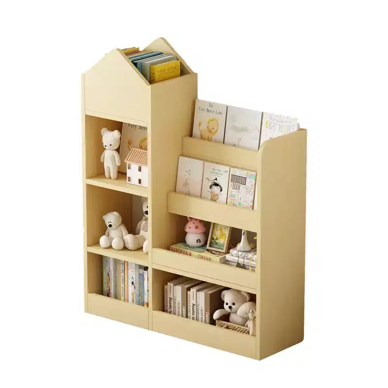 Étagère à livres et rangement de jouets pour enfants en MDF avec 2 paniers 99,5 cm H x 80 cm l