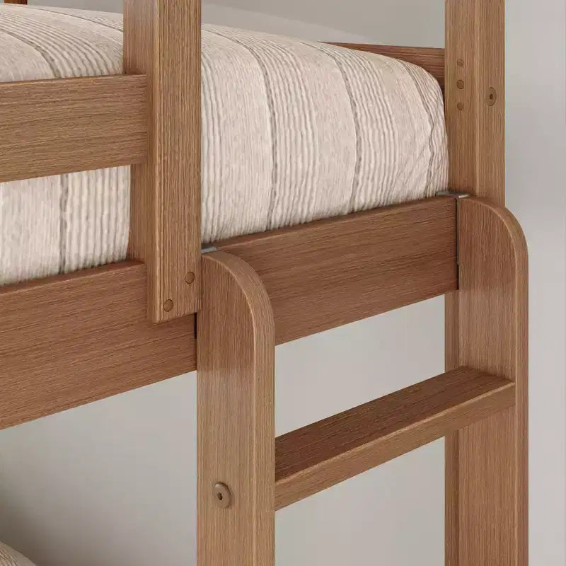 Lit superposé double sur un lit pleine grandeur en bois composite de 80,75 po L x 57 po l x 62,25 po H