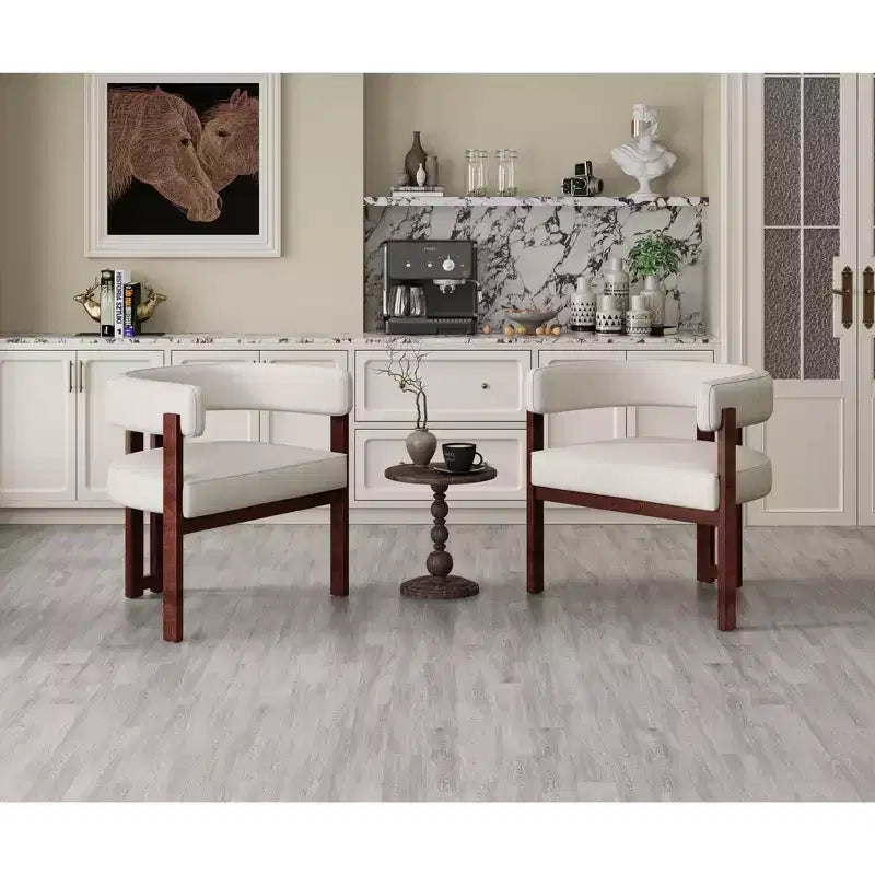 Table à manger rectangulaire en MDF et métal 119 cm (L) x 71 cm (l) x 76 cm (H)
