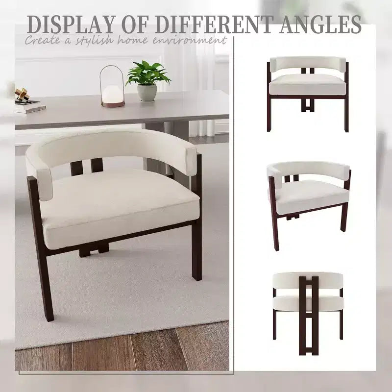 Table à manger rectangulaire en MDF et métal 119 cm (L) x 71 cm (l) x 76 cm (H)