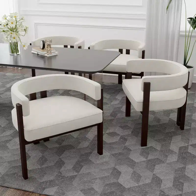 Table à manger rectangulaire en MDF et métal 119 cm (L) x 71 cm (l) x 76 cm (H)