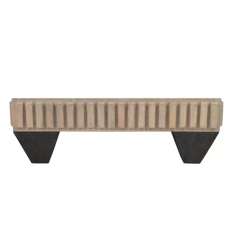 Table basse carrée en bois de manguier 36"L x 36"P x 13"H