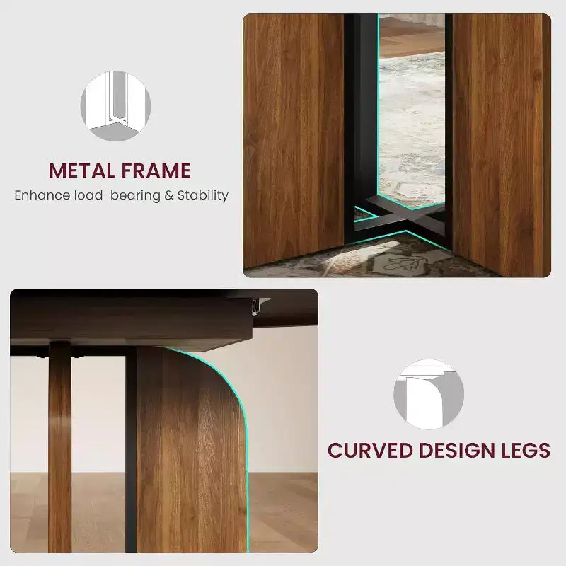 Table de salle à manger ronde extensible en bois 120-160 cm 4-8 places