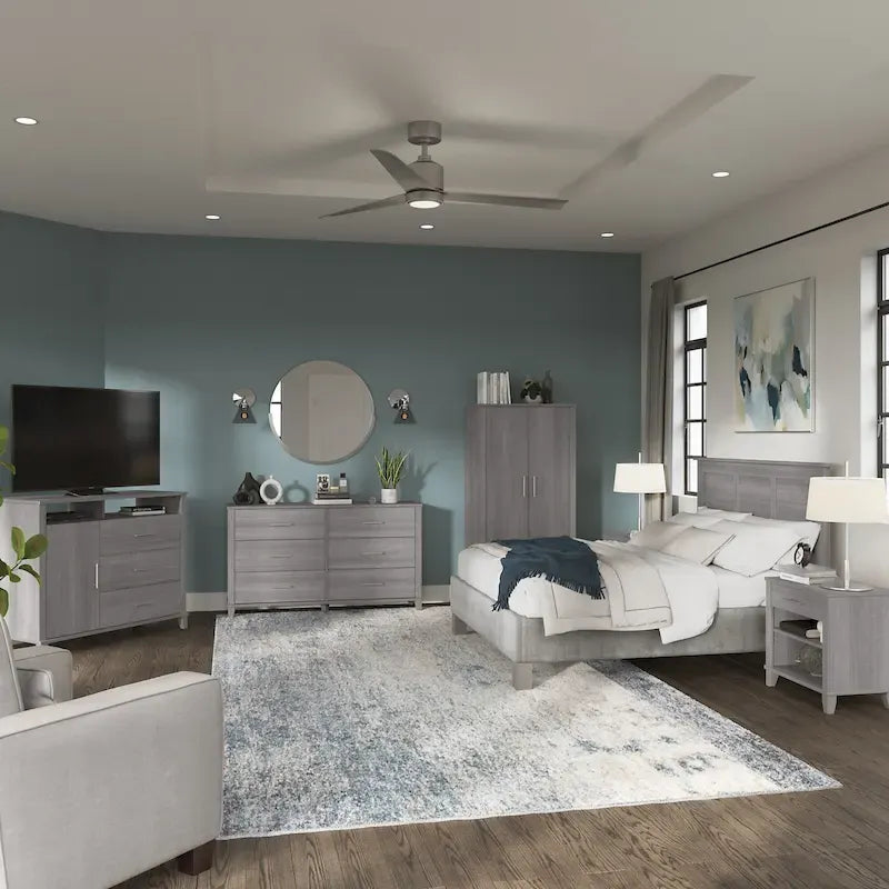 Queen Ash Grey Headboard