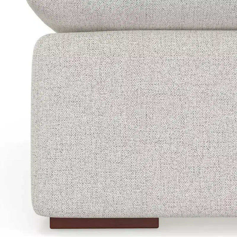 Canapé modulaire 2 places en contreplaqué garni de polyester avec coussins amovibles 88"L