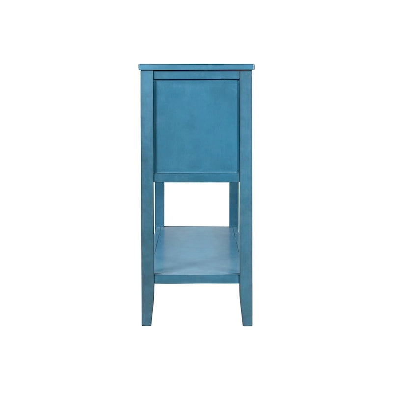 Modern Buffet Sideboard Console Table with Bottom Shelf