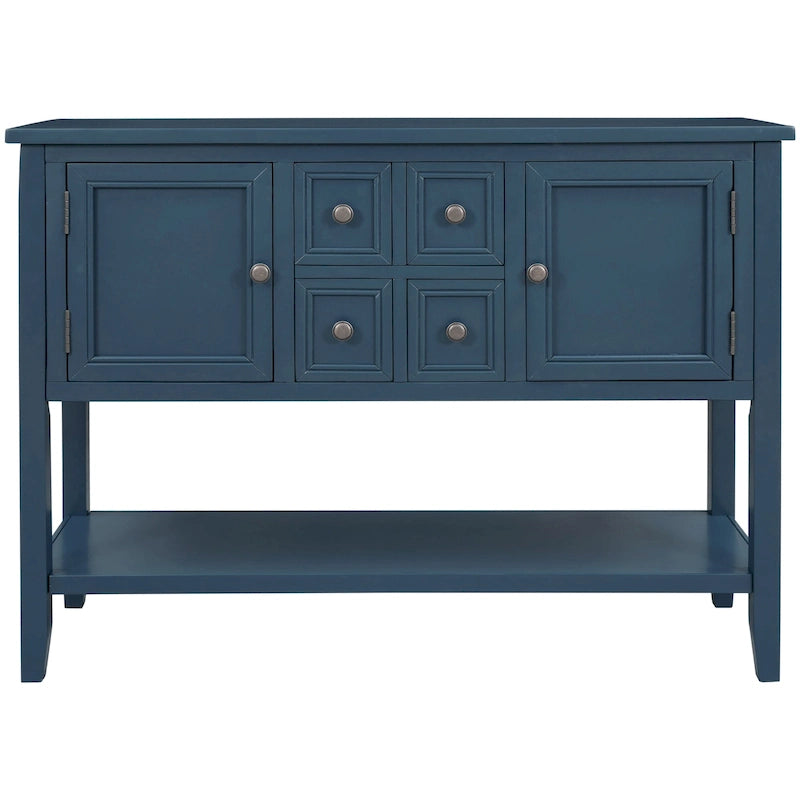 Modern Buffet Sideboard Console Table with Bottom Shelf