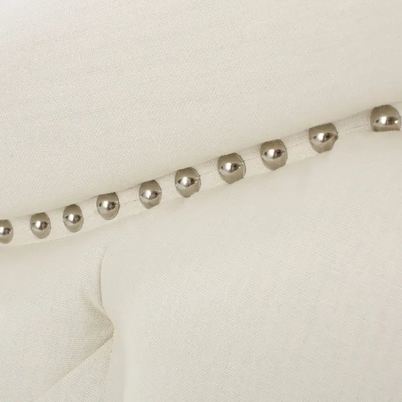 Full/Queen Upholstered Headboard, Button-Tufted Diamond Stitch, Nailhead Trim
