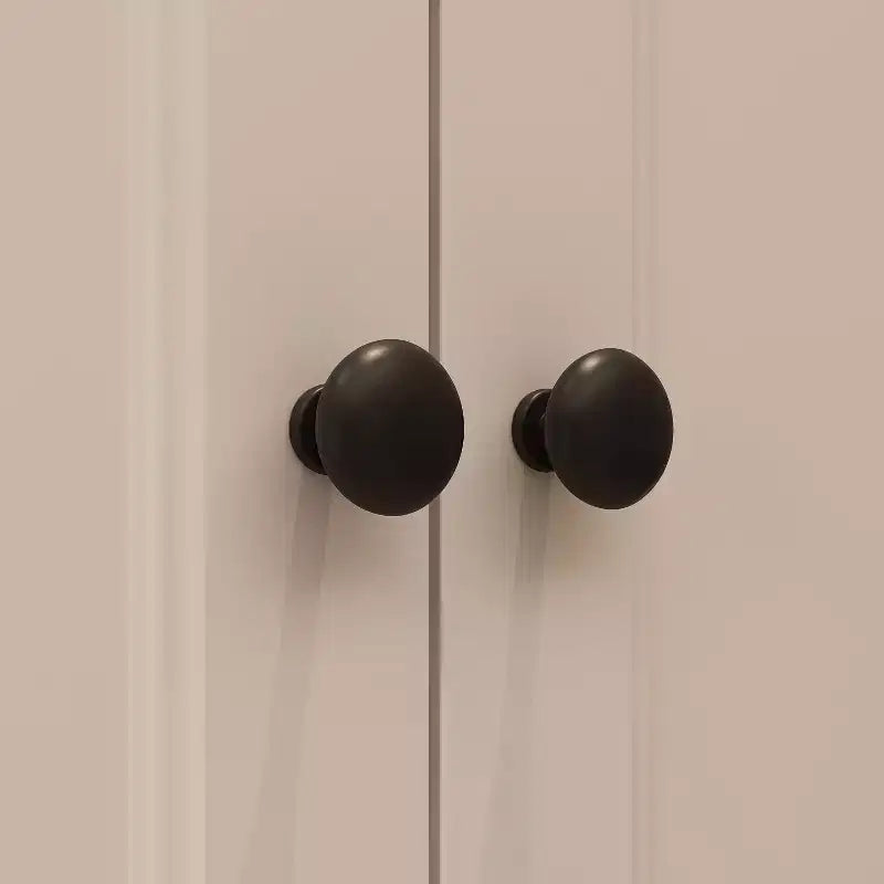 Armoire-penderie en MDF avec 2 tiroirs et tringle à vêtements 160 cm (l) x 180 cm (h)