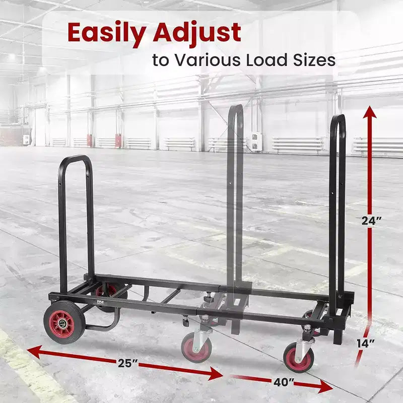 Chariot pliable en acier 8 en 1 diable 72,5 cm (H) x 39 cm (P)