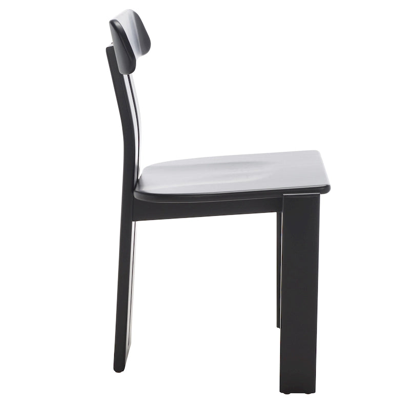 Mid-Century Retro Wood Dining Chair, Tripod Base, 19W x 19D x 32H Inches