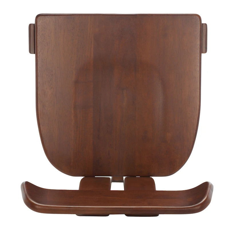 Mid-Century Retro Wood Dining Chair, Tripod Base, 19W x 19D x 32H Inches