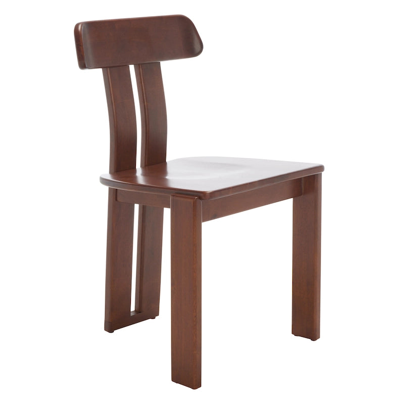 Mid-Century Retro Wood Dining Chair, Tripod Base, 19W x 19D x 32H Inches