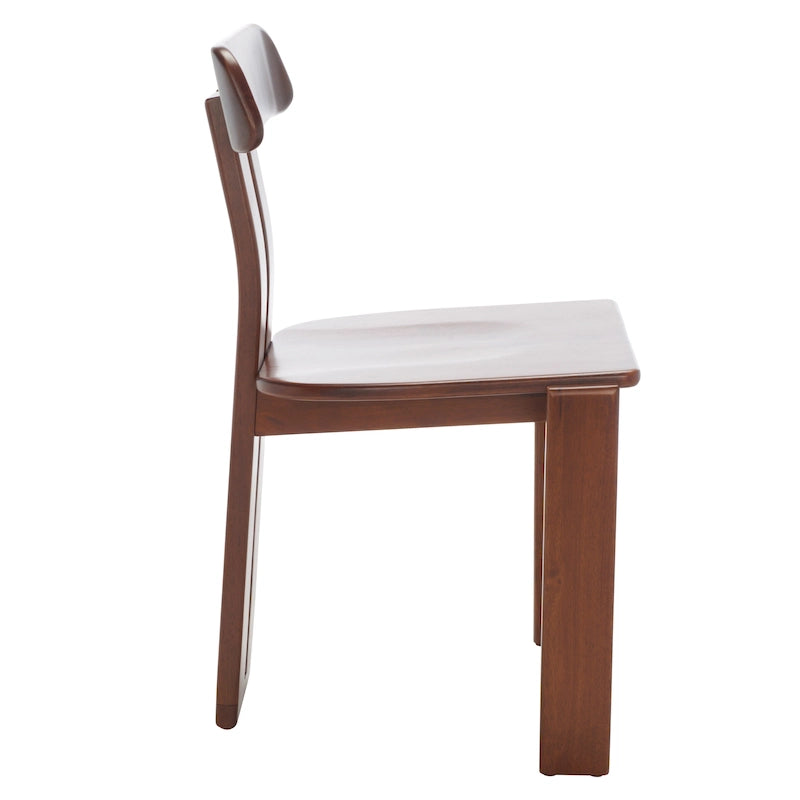 Mid-Century Retro Wood Dining Chair, Tripod Base, 19W x 19D x 32H Inches