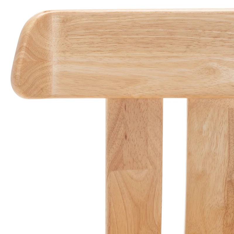 Mid-Century Retro Wood Dining Chair, Tripod Base, 19W x 19D x 32H Inches