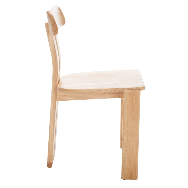Mid-Century Retro Wood Dining Chair, Tripod Base, 19W x 19D x 32H Inches