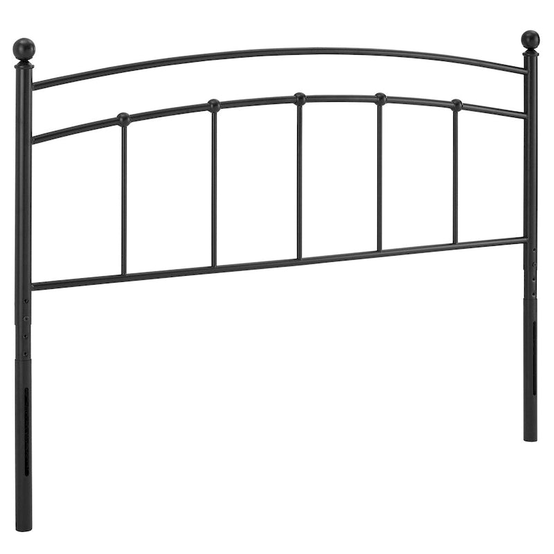Twin Metal Headboard, Arched Farmhouse Style, 7 Height Positions
