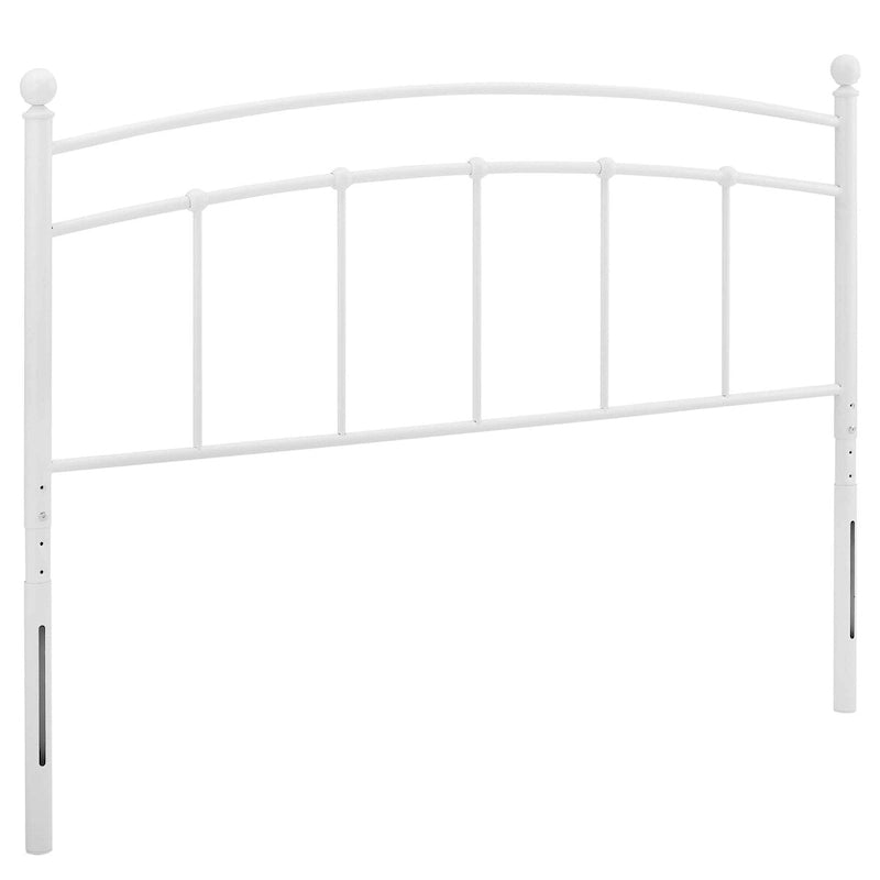 Twin Metal Headboard, Arched Farmhouse Style, 7 Height Positions