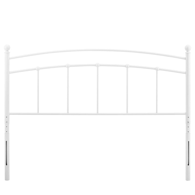 Twin Metal Headboard, Arched Farmhouse Style, 7 Height Positions