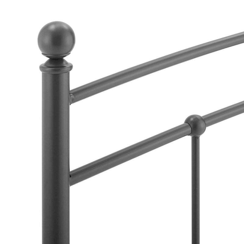 Twin Metal Headboard, Arched Farmhouse Style, 7 Height Positions