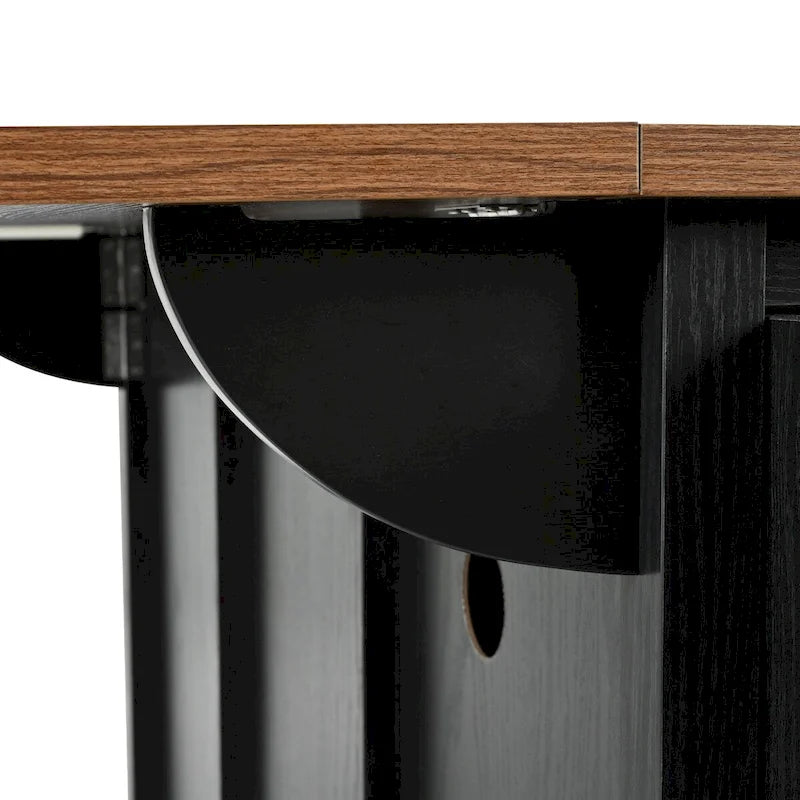 53.5-Inch Farmhouse Kitchen Island with Power Outlet and Locking Wheels