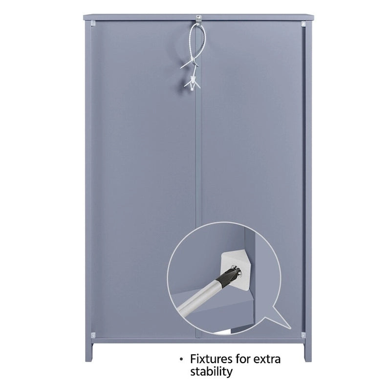 Freestanding Storage Cabinet with 3 Drawers, Open Shelf, and Adjustable Inner Shelf