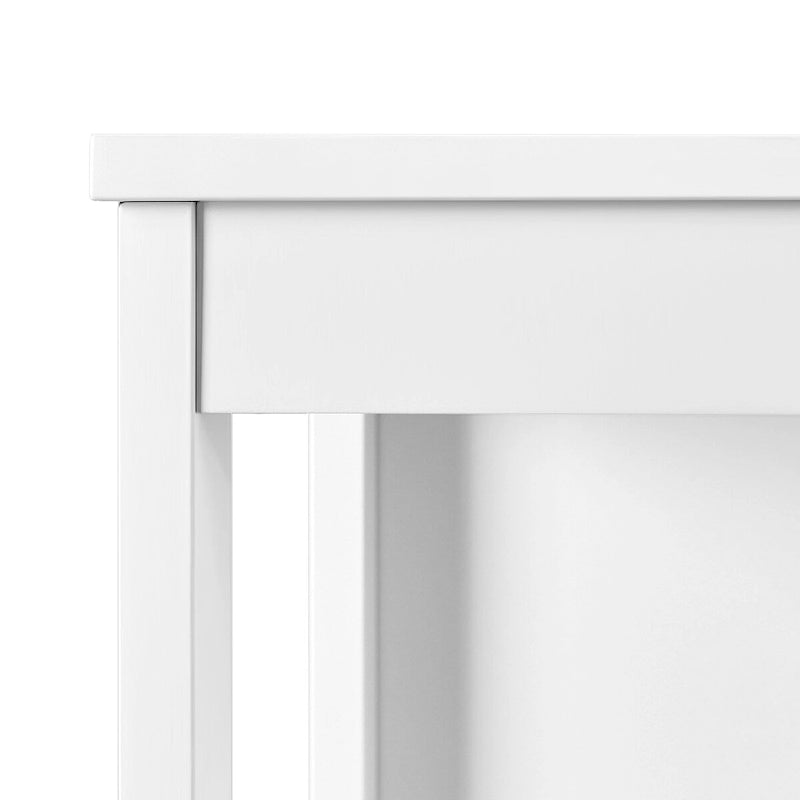 Freestanding Storage Cabinet with 3 Drawers, Open Shelf, and Adjustable Inner Shelf