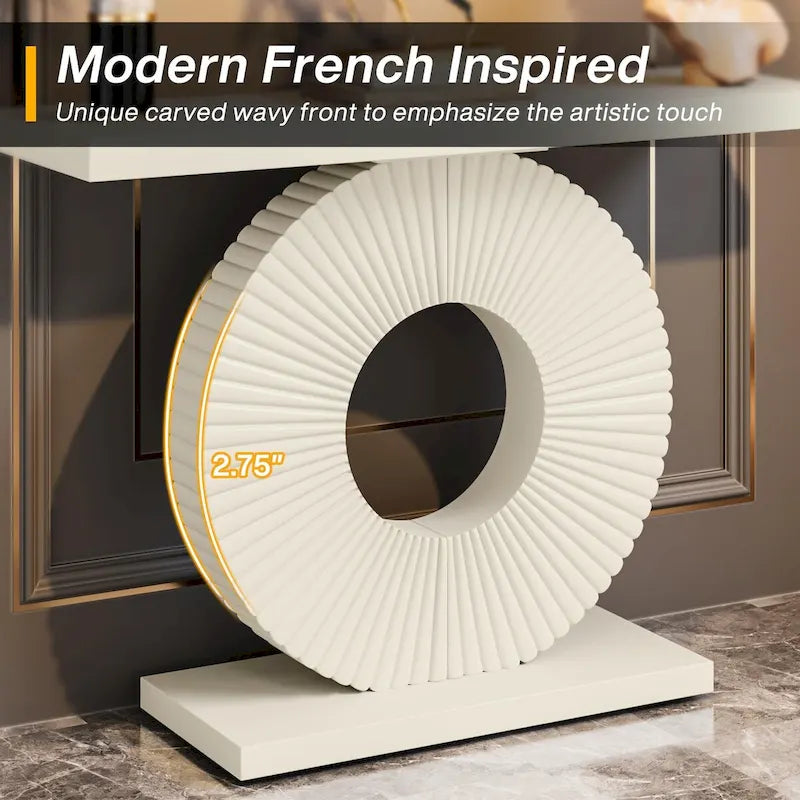 40 inches Modern Console Table Entryway Sofa Accent Table for Living Room