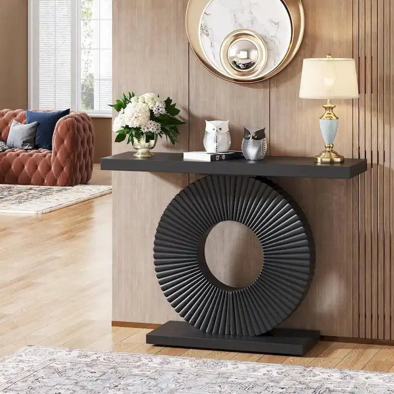 40 inches Modern Console Table Entryway Sofa Accent Table for Living Room